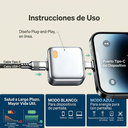 Cargador 140W – Desconexión Física Automática al 100%
